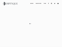 Tablet Screenshot of diptyquerecords.com